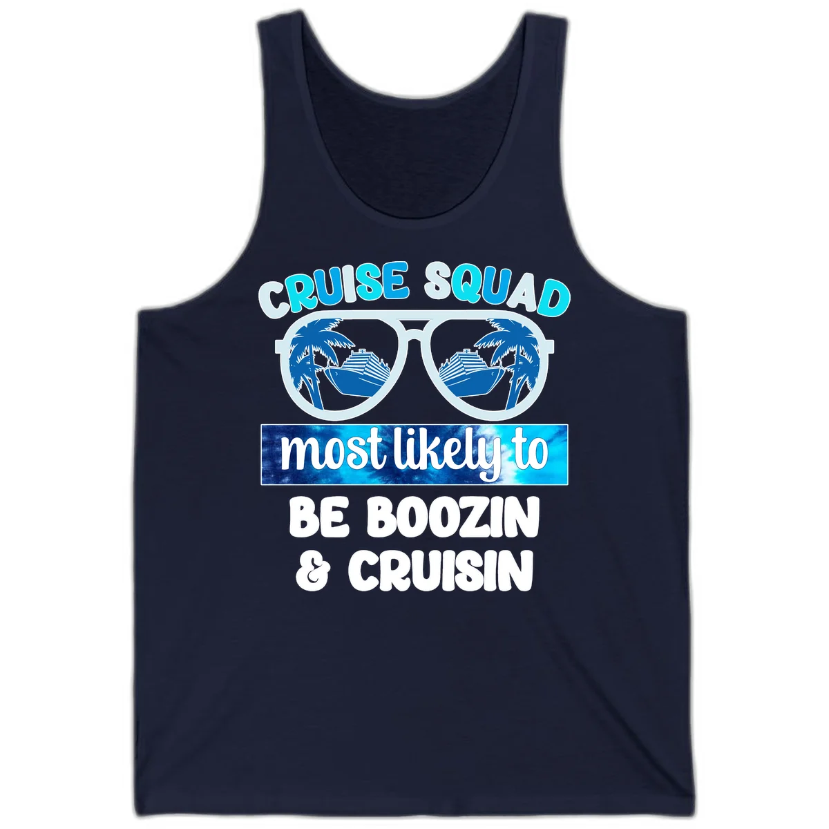 Cruise Squad Boozing & Cruising Tank in Navy