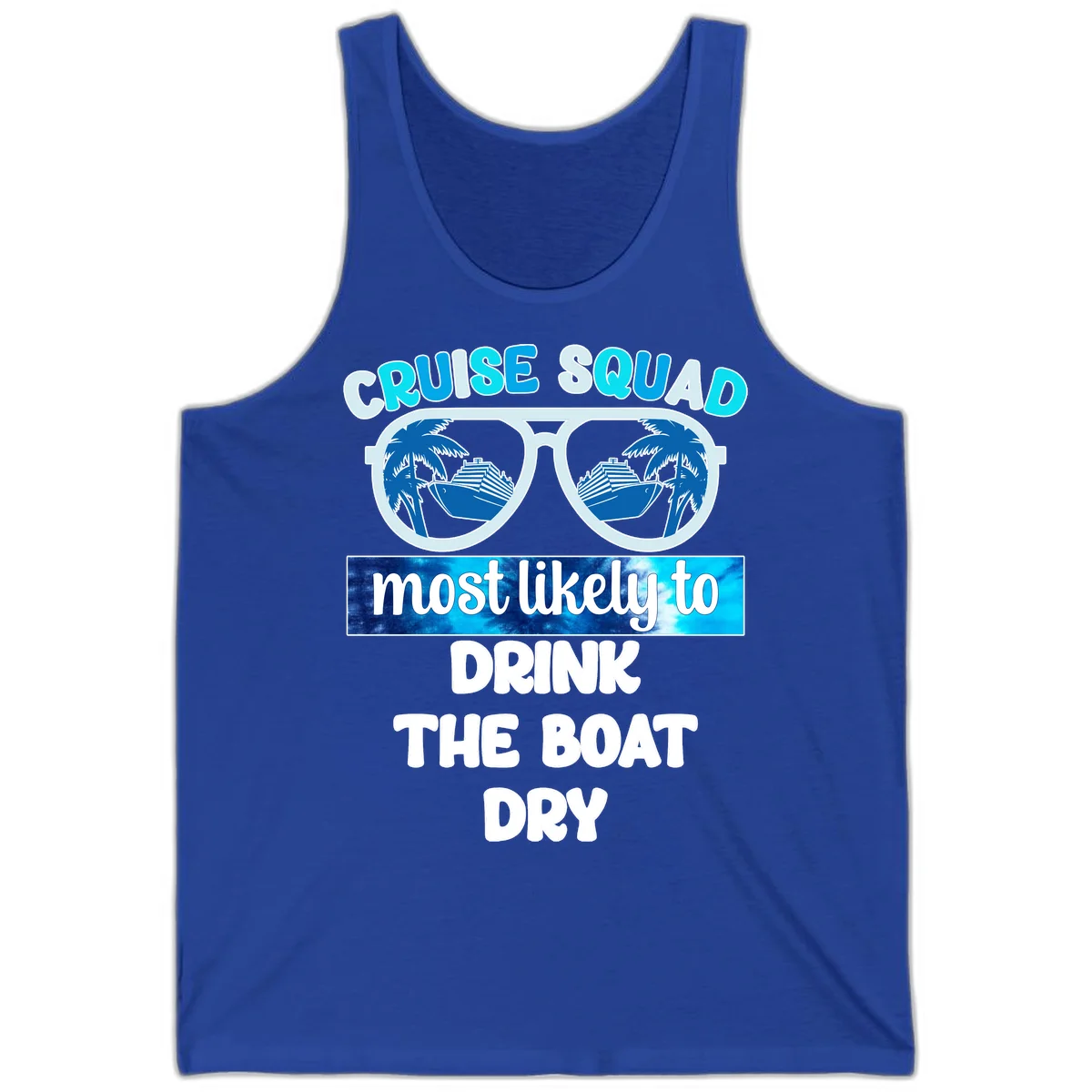 Cruise Squad Boat Dry Tank Top in True Royal