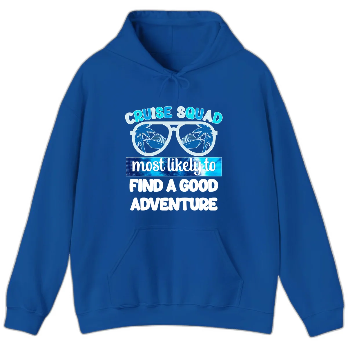 Cruise Squad Good Adventure Hoodie in Royal