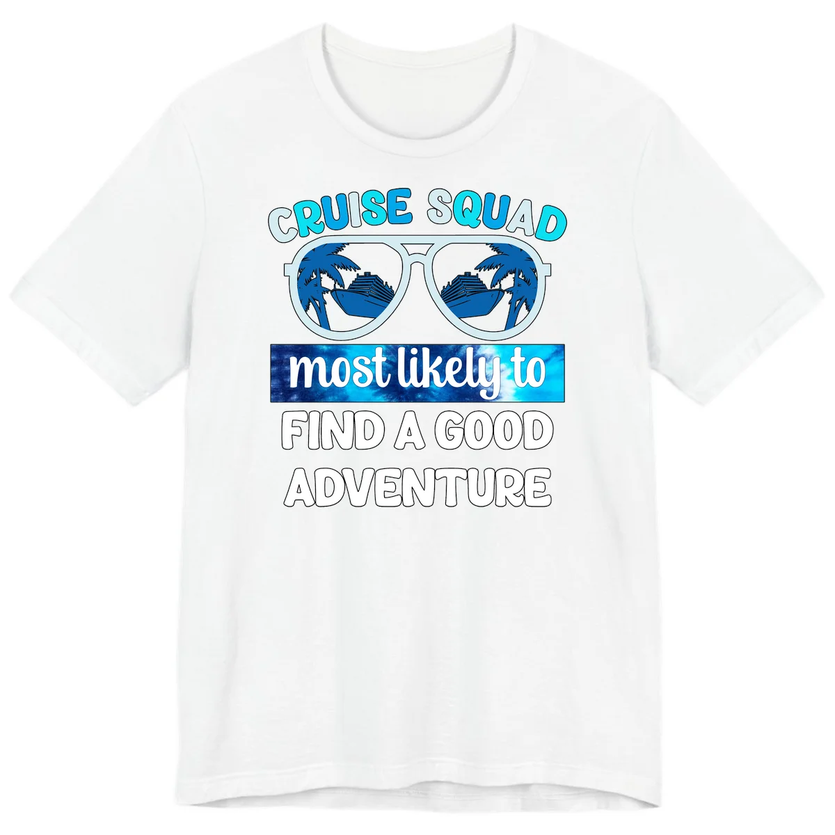 Cruise Squad Good Adventure Premium T-Shirt in White