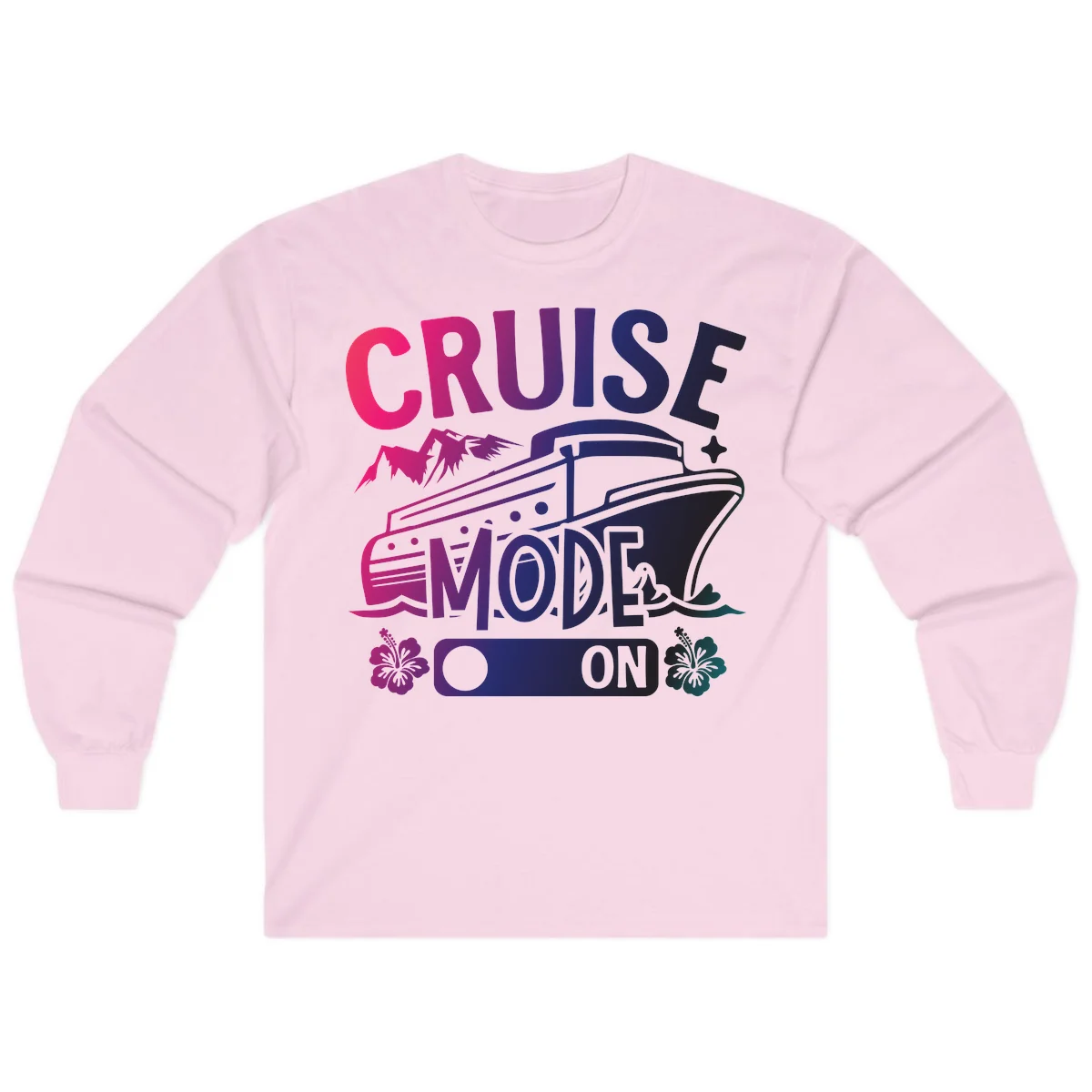 Cruise Mode On Long Sleeve in Light Pink