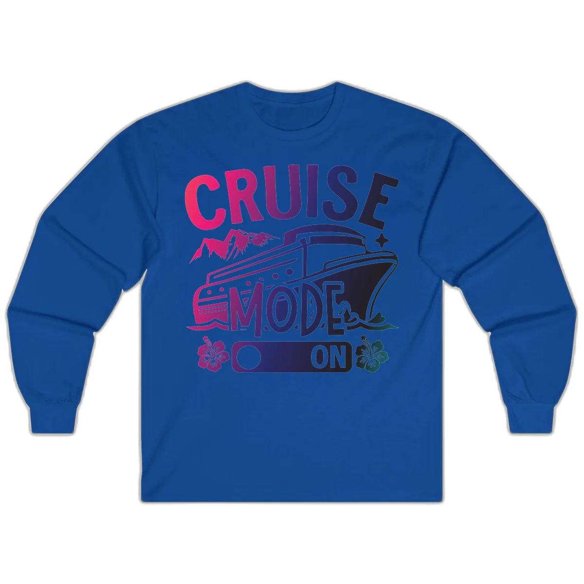 Cruise Mode On Long Sleeve in Royal