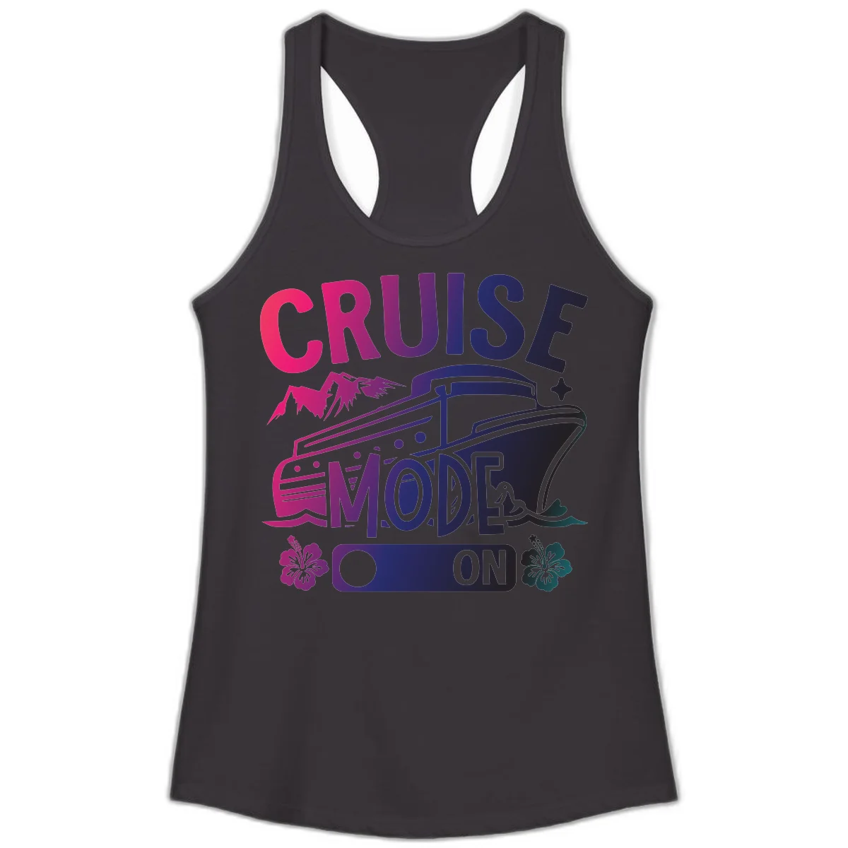 Cruise Mode On Ladies Tank in Black