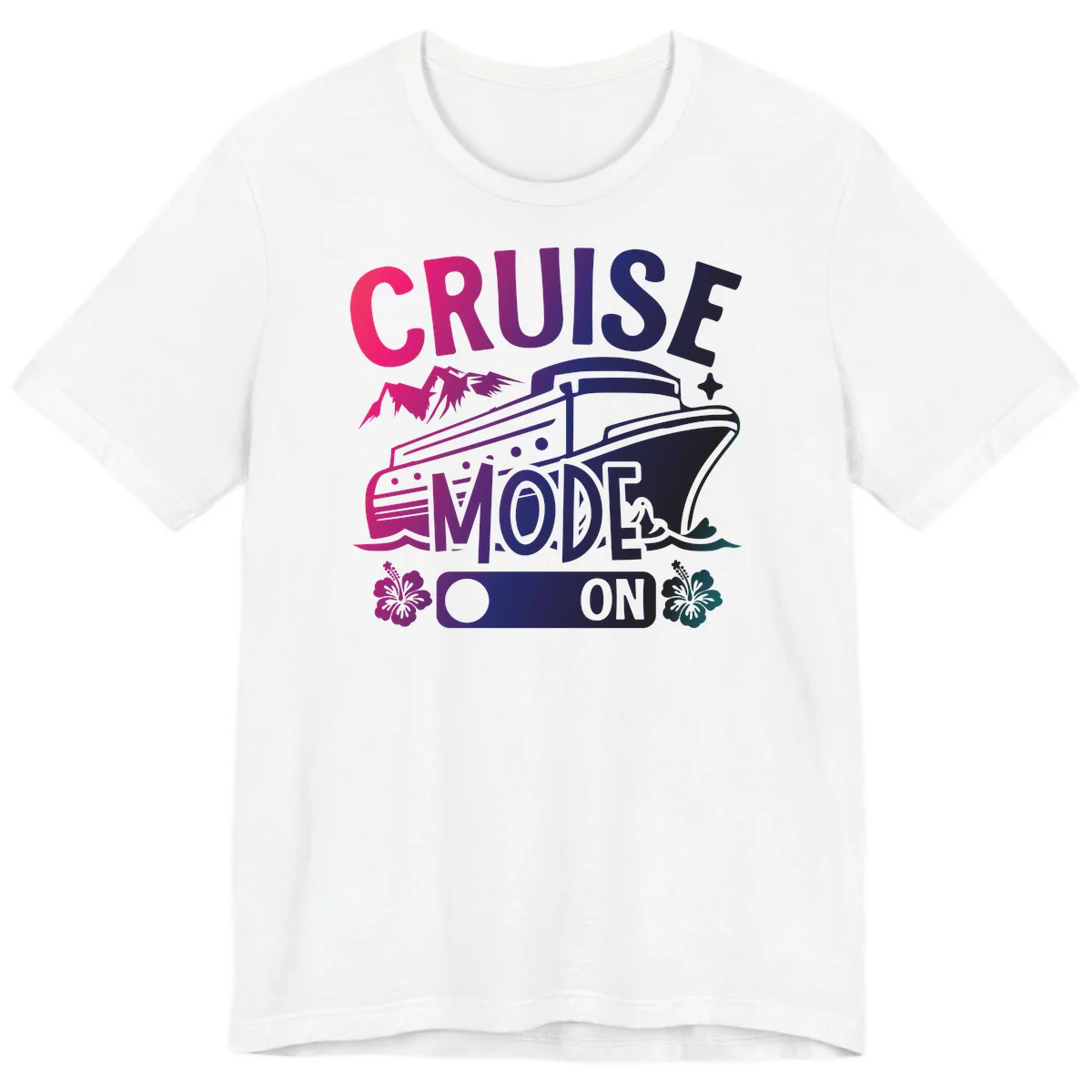 Cruise Mode On Premium T-Shirt in White