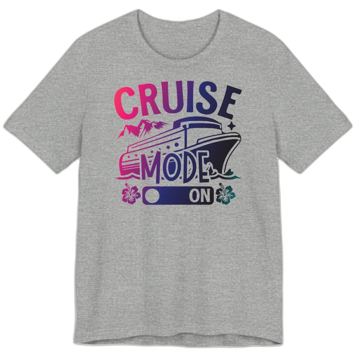 Cruise Mode On Premium T-Shirt in Athletic Heather
