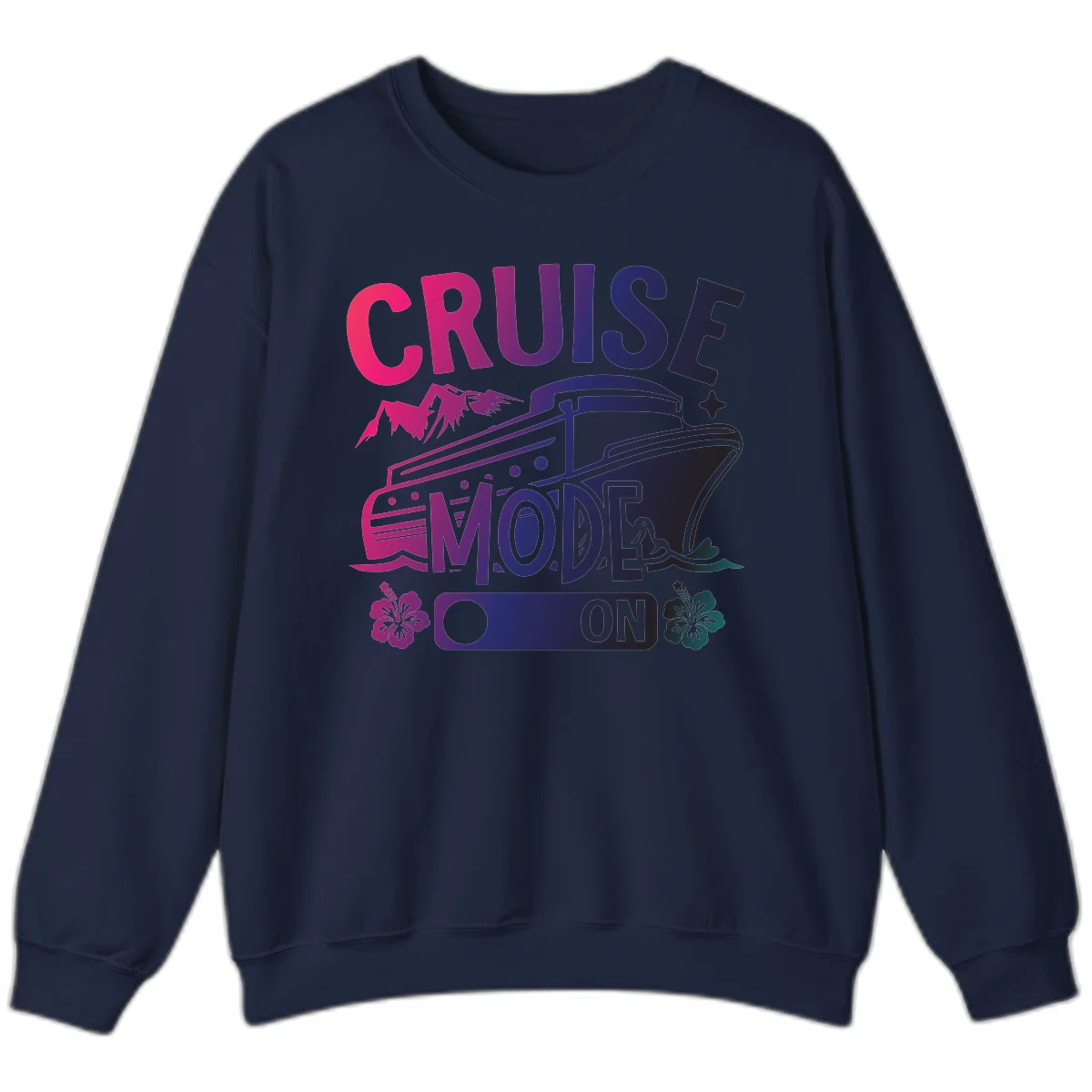 Cruise Mode On Sweatshirt in Navy