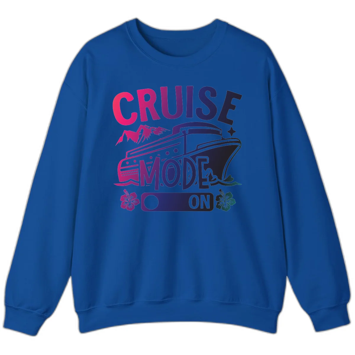 Cruise Mode On Sweatshirt in Royal