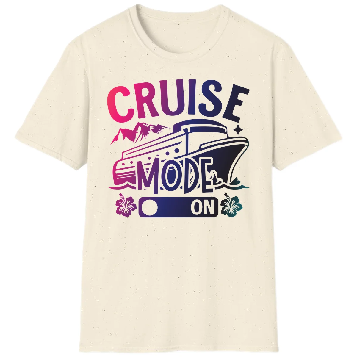 Cruise Mode On T-Shirt in Natural
