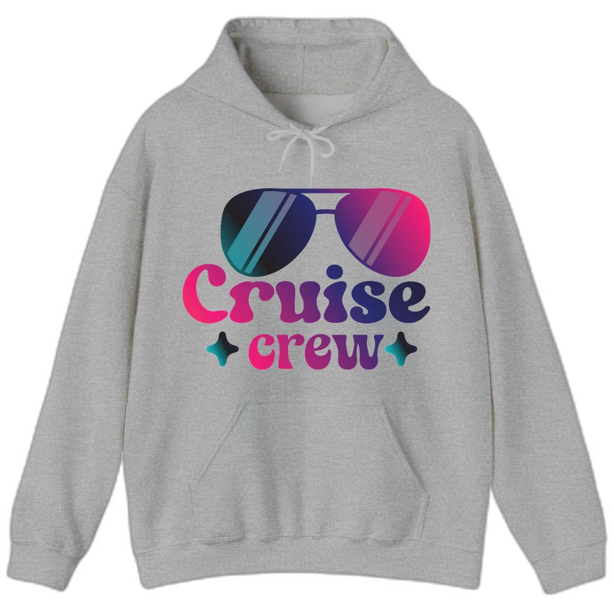 Cruise Crew Vibes Hoodie in Sport Grey