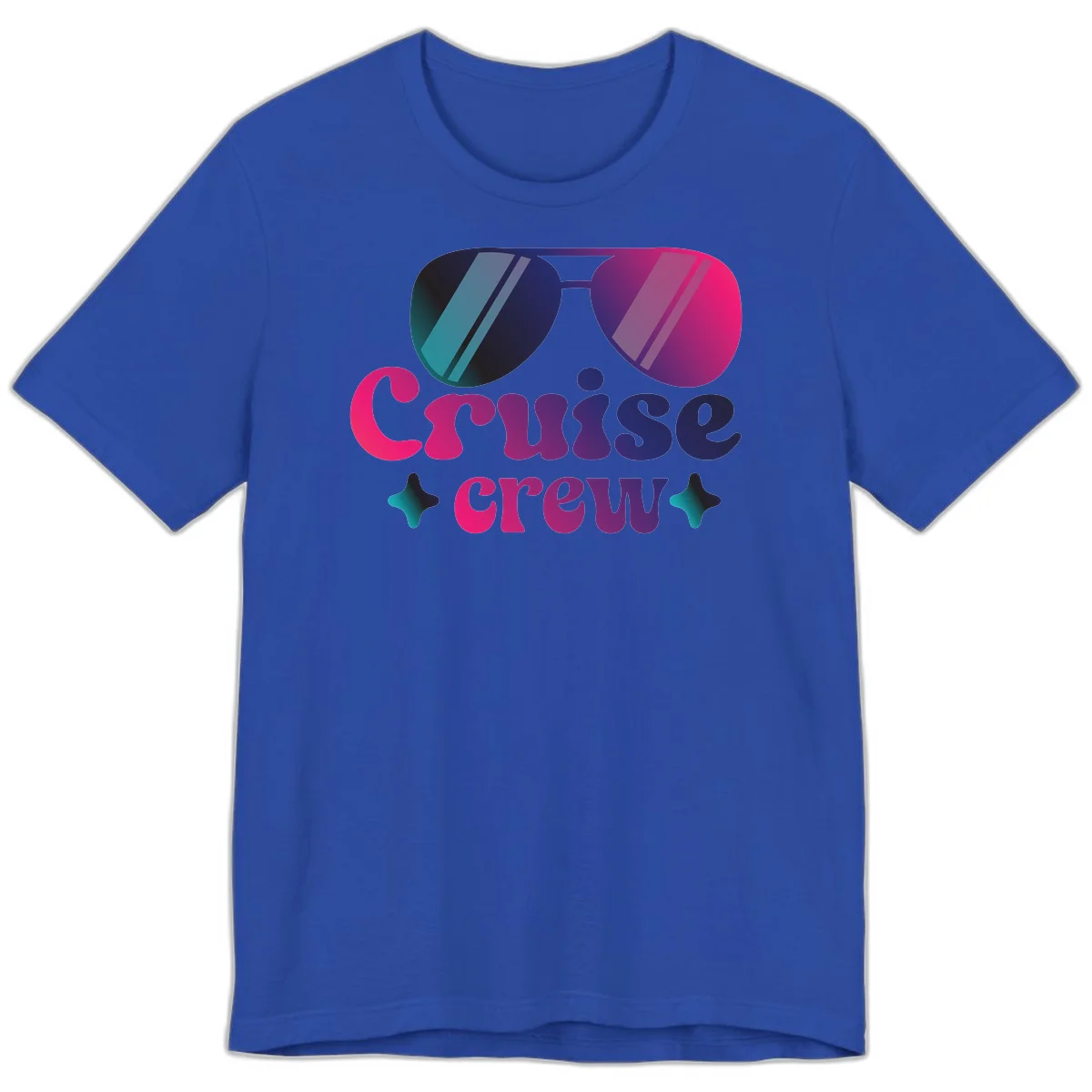 Cruise Crew Vibes Premium T-Shirt in True Royal
