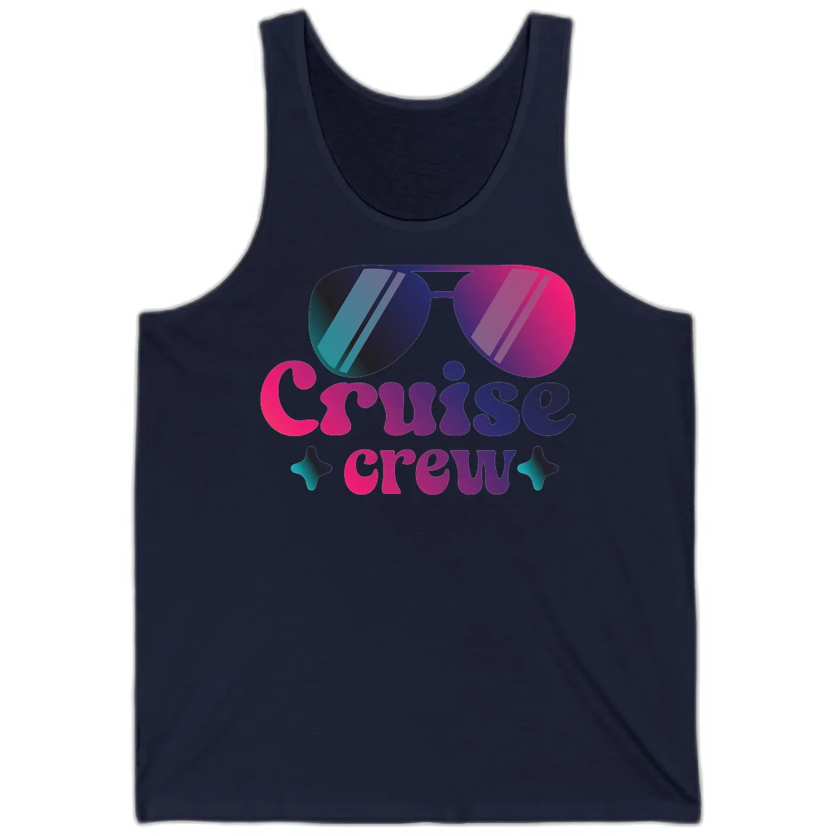 Cruise Crew Vibes Tank Top in Navy