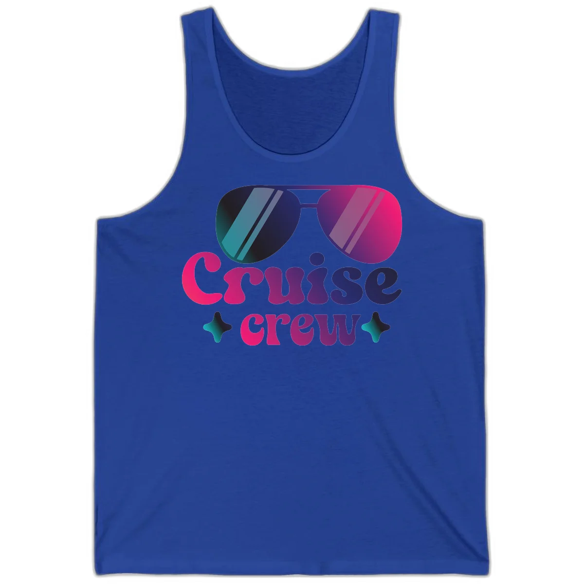 Cruise Crew Vibes Tank Top in True Royal