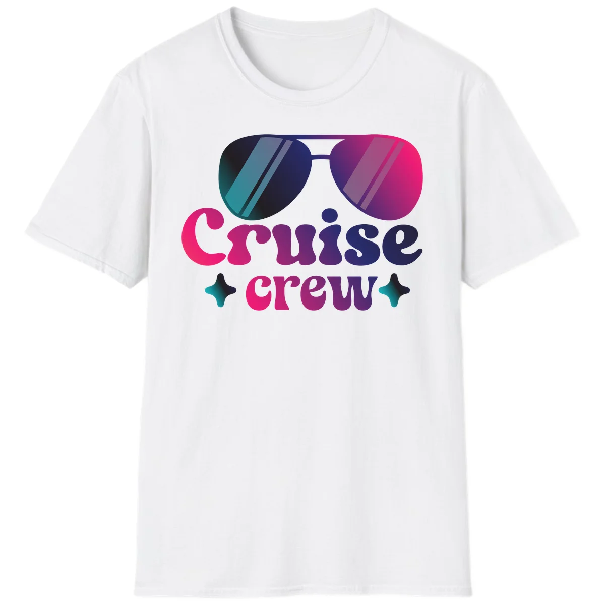 Cruise Crew Vibes T-Shirt in White