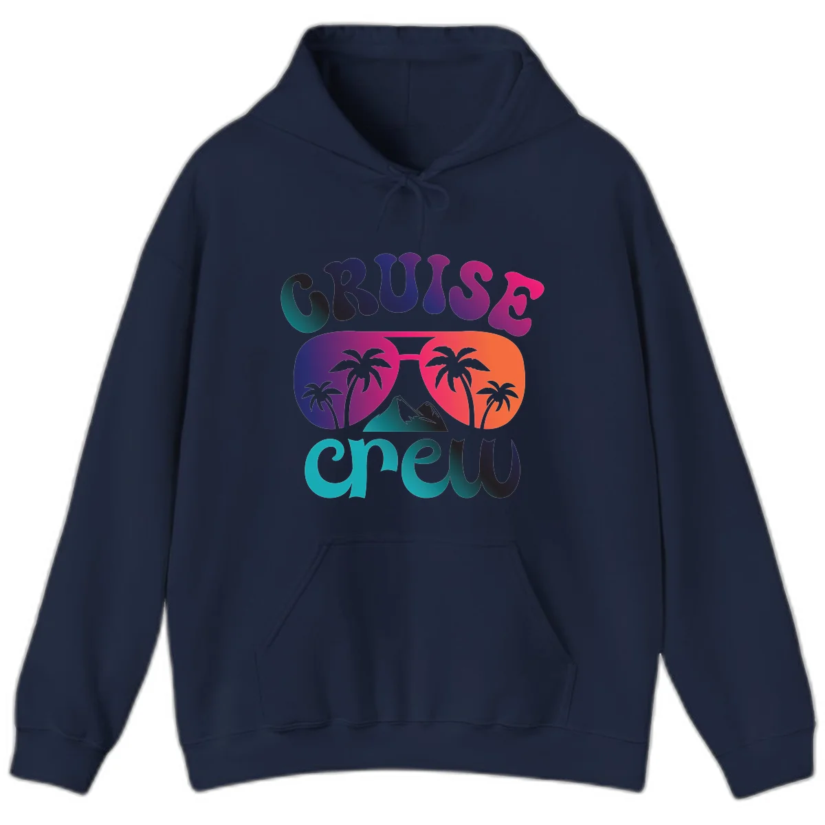 Cruise Crew Tropical Paradise Hoodie in Navy