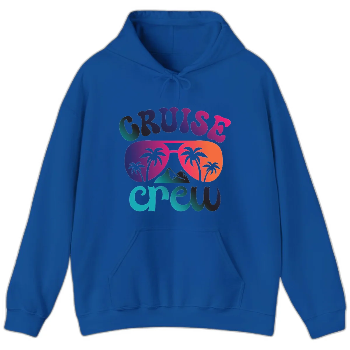 Cruise Crew Tropical Paradise Hoodie in Royal