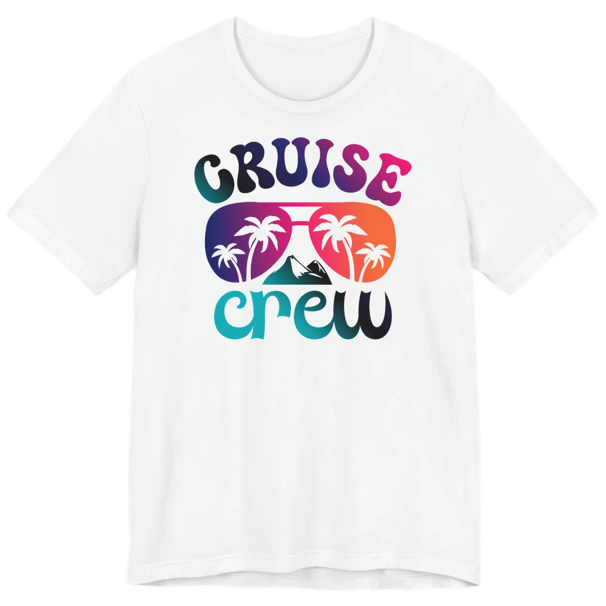 Cruise Crew Tropical Paradise Premium T-Shirt in White