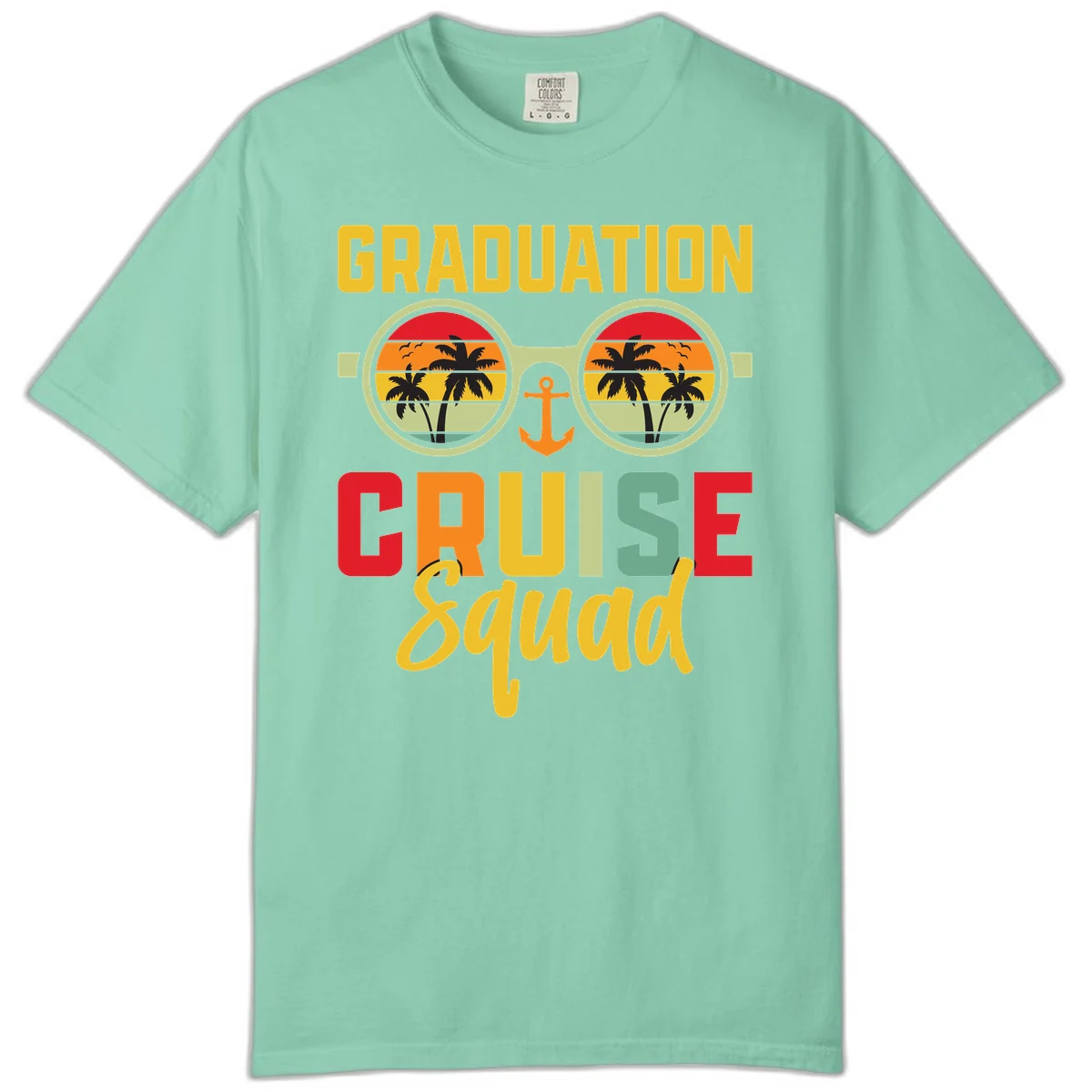 Graduation Cruise Squad Comfort Color in Island Reef