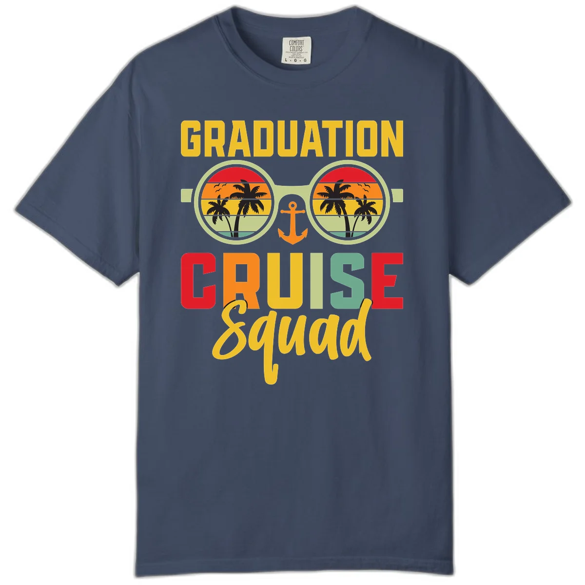 Graduation Cruise Squad Comfort Color in Midnight