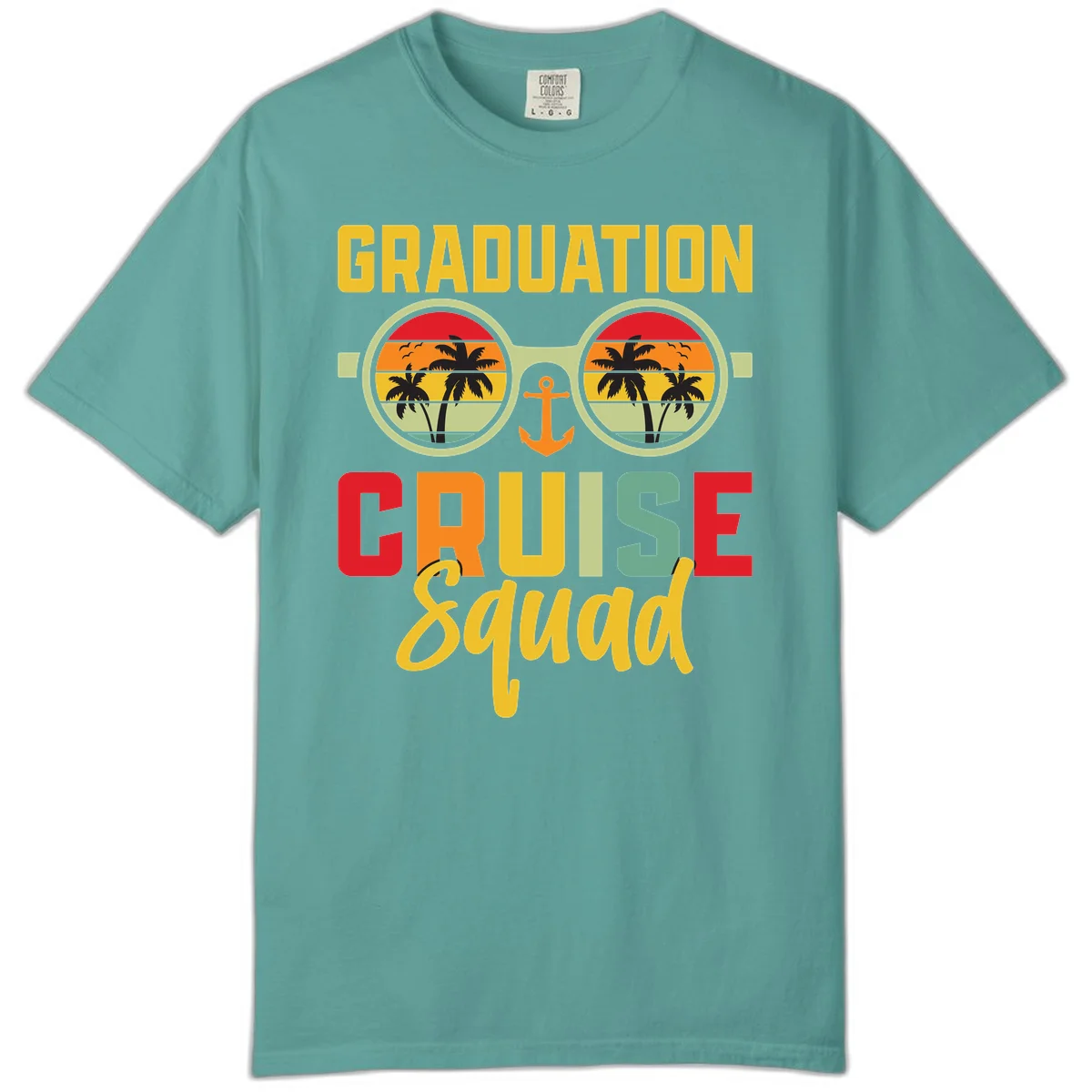 Graduation Cruise Squad Comfort Color in Seafoam