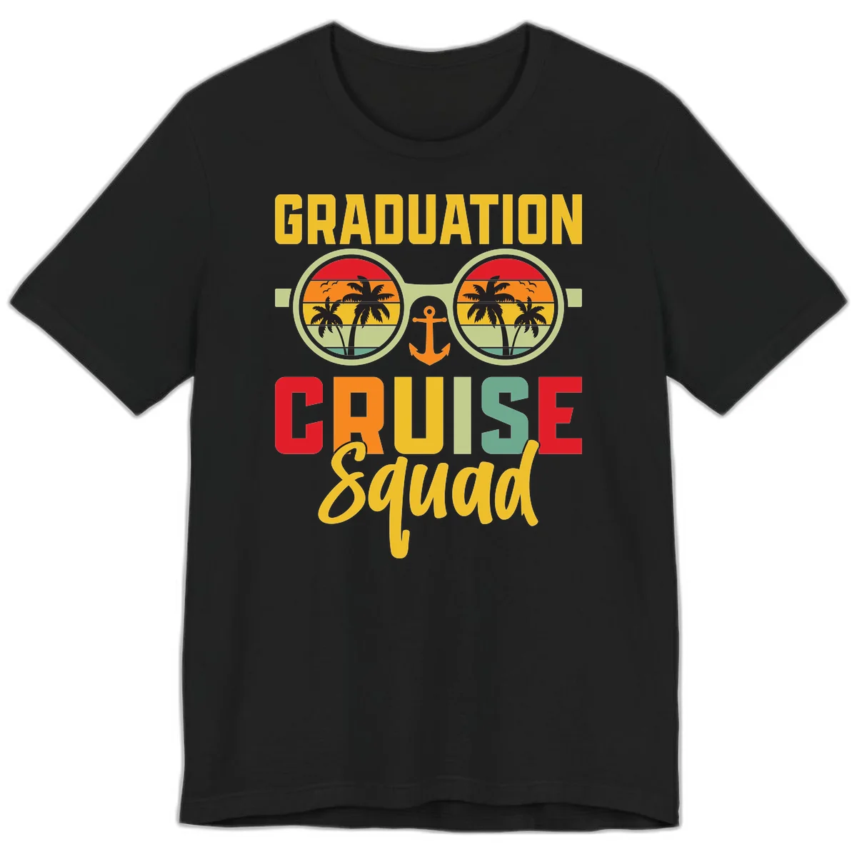 Graduation Cruise Squad Premium T-Shirt in Black