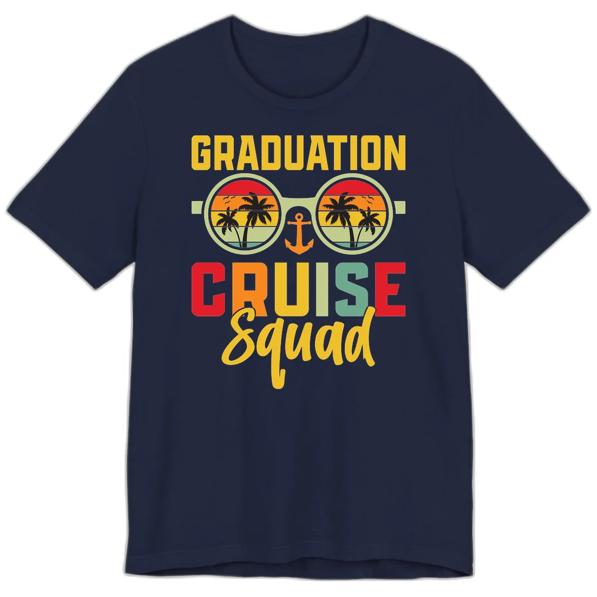Graduation Cruise Squad Premium T-Shirt in Navy