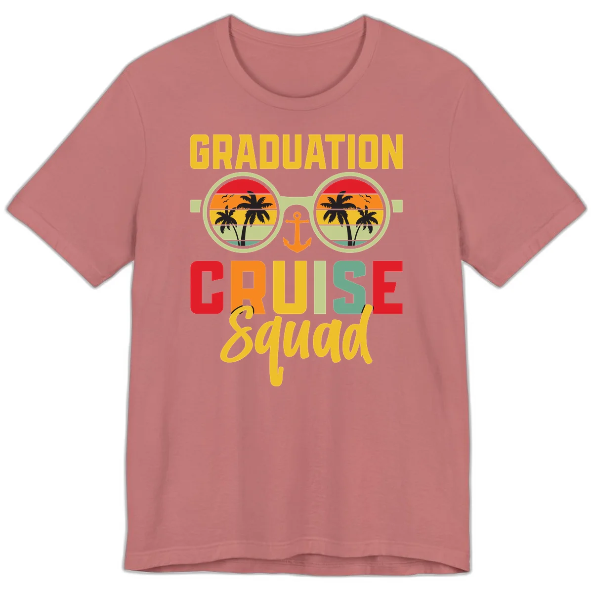 Graduation Cruise Squad Premium T-Shirt in Mauve