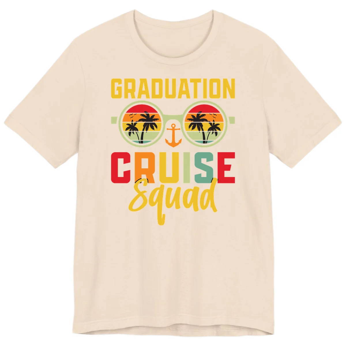 Graduation Cruise Squad Premium T-Shirt in Soft Cream