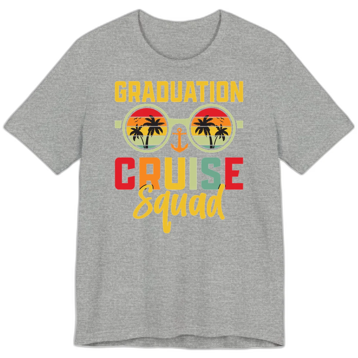 Graduation Cruise Squad Premium T-Shirt in Athletic Heather
