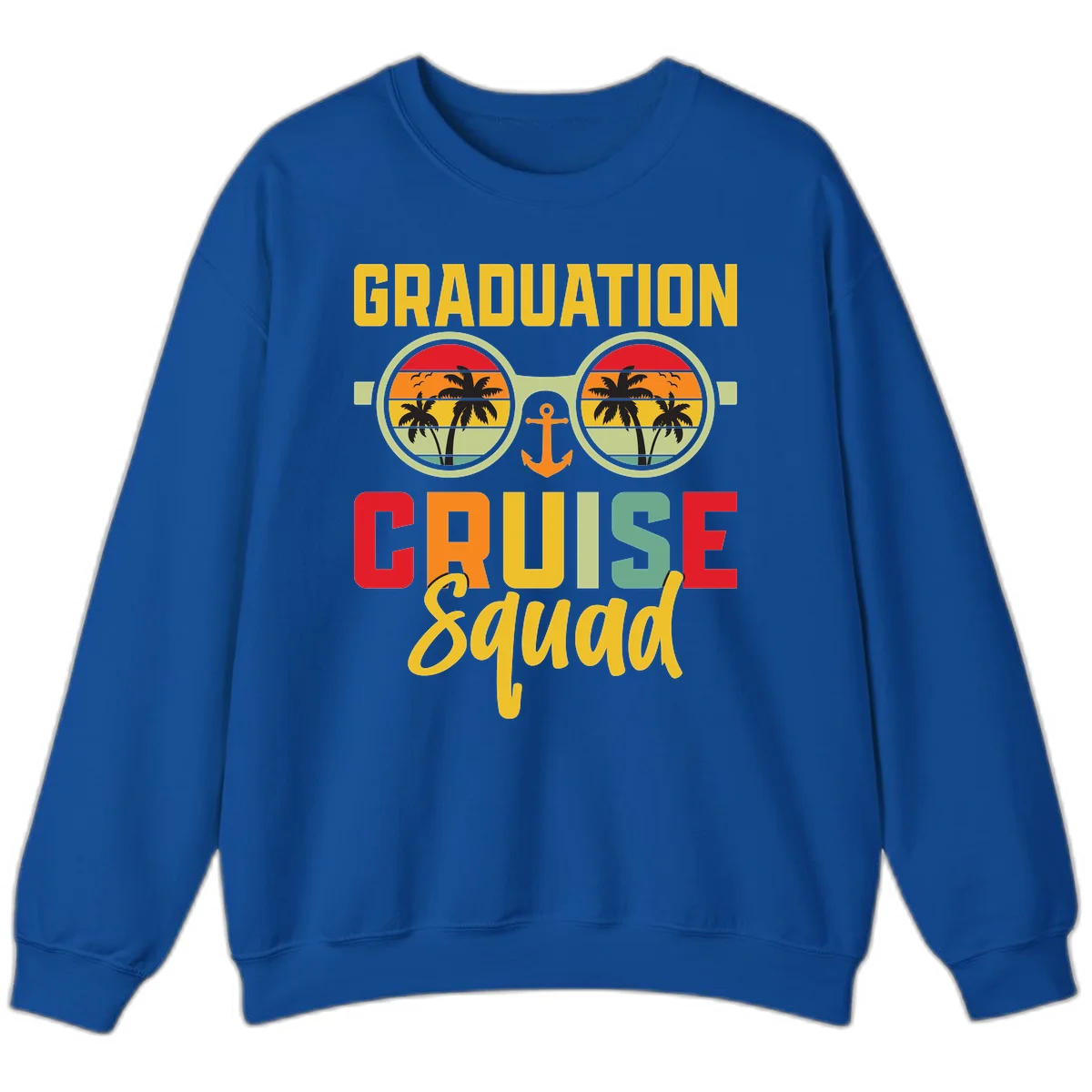 Graduation Cruise Squad Sweatshirt in Royal