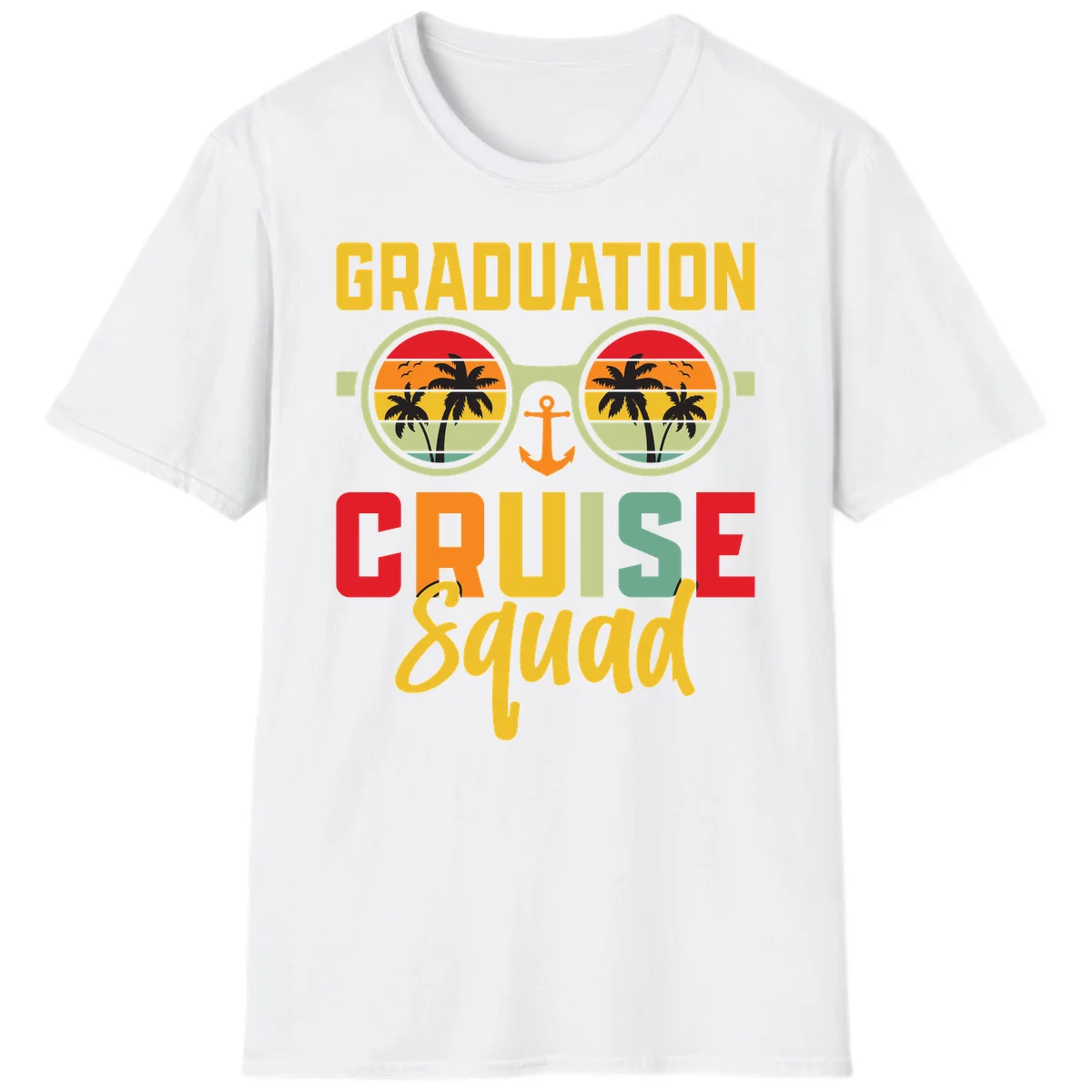 Graduation Cruise Squad T-Shirt in White