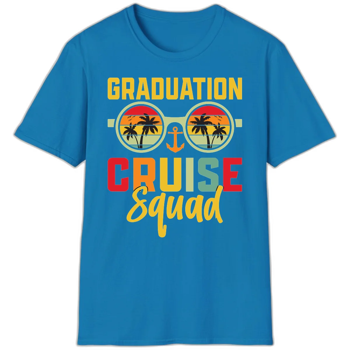 Graduation Cruise Squad T-Shirt in Sapphire