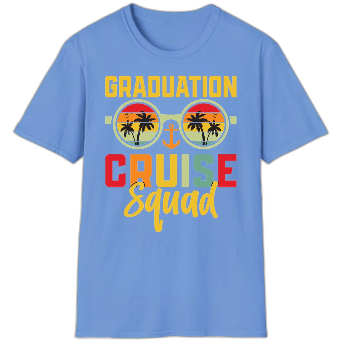 Graduation Cruise Squad T-Shirt in Carolina Blue