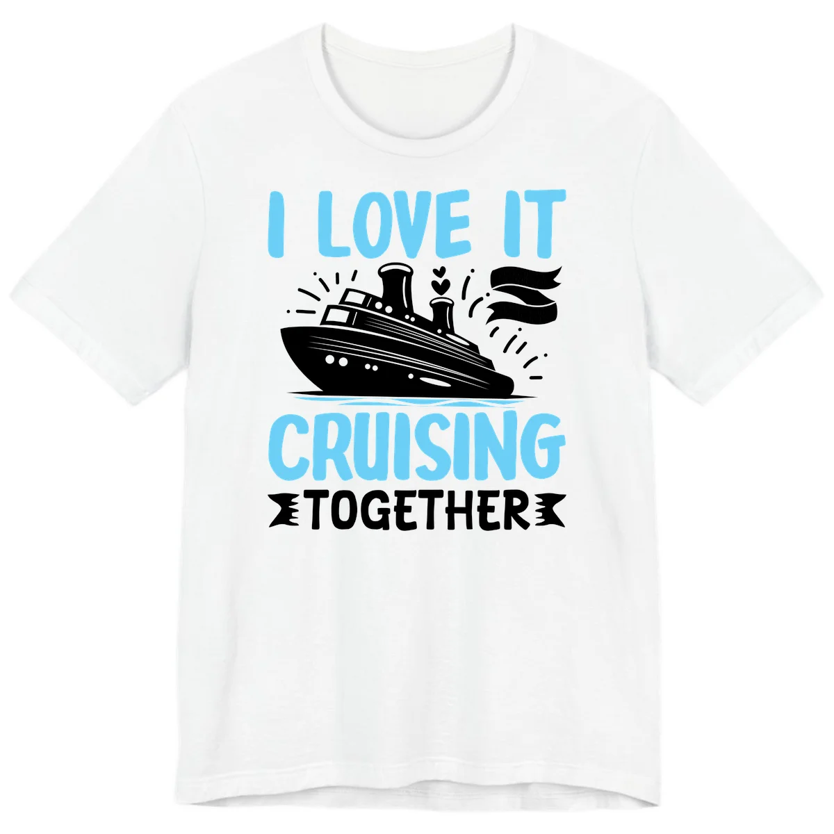 I Love It Cruising Together Premium T-Shirt in White