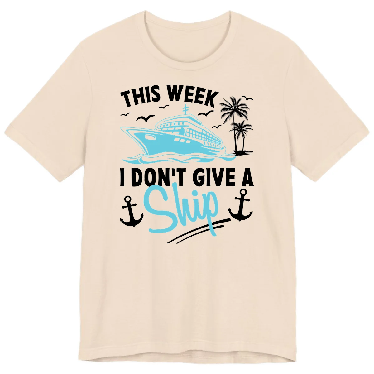 This Week I Don't Give A Swip Premium T-Shirt in Soft Cream