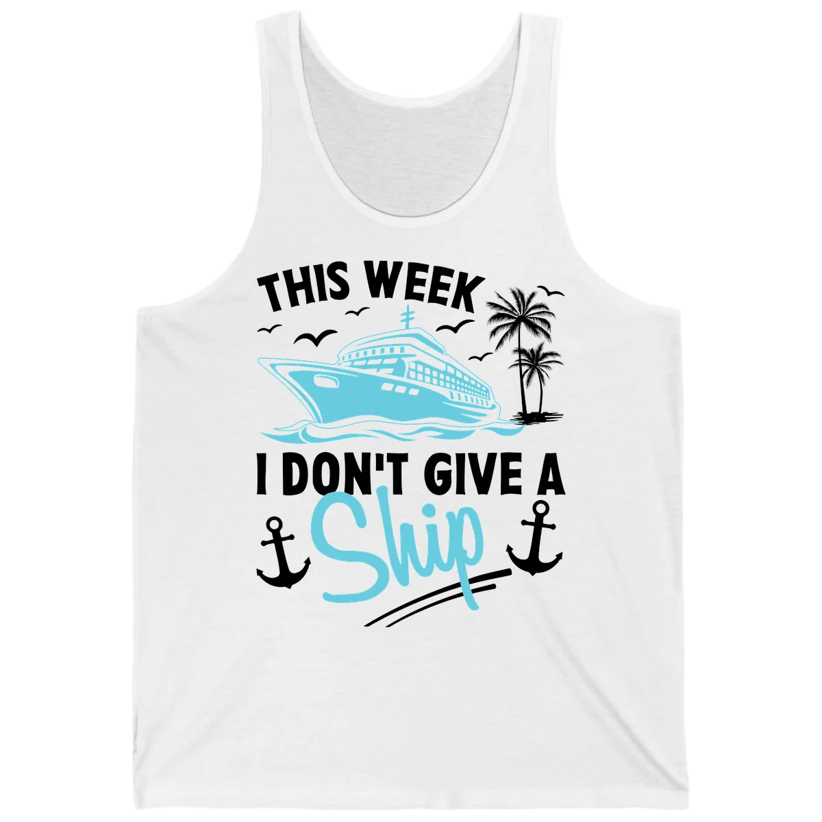 This Week I Don't Give A Swip Tank in White