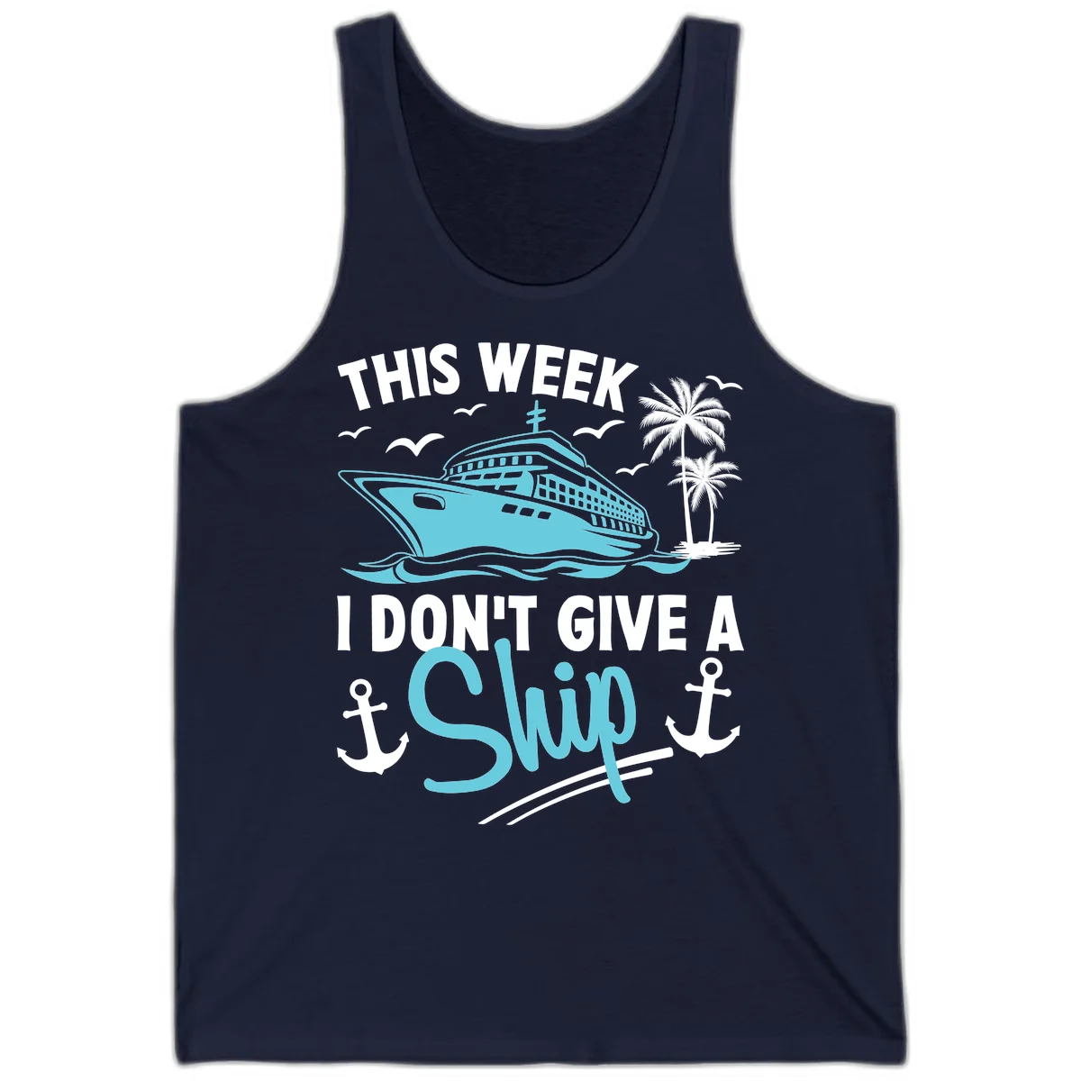 This Week I Don't Give A Swip Tank in Navy