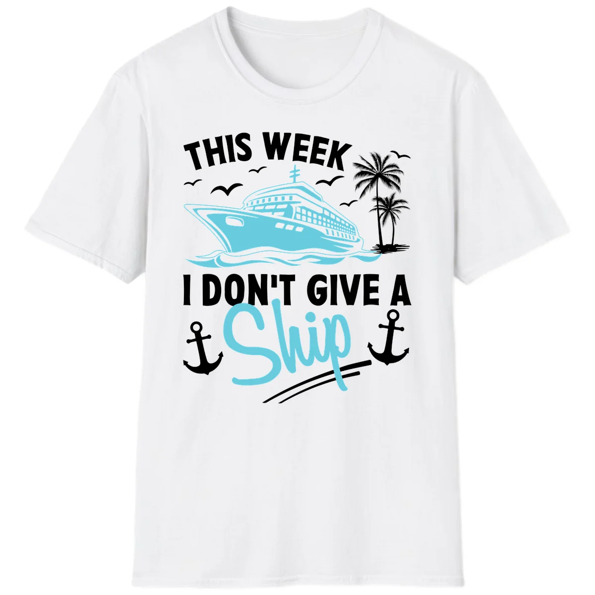 This Week I Don't Give A Swip T-Shirt in White