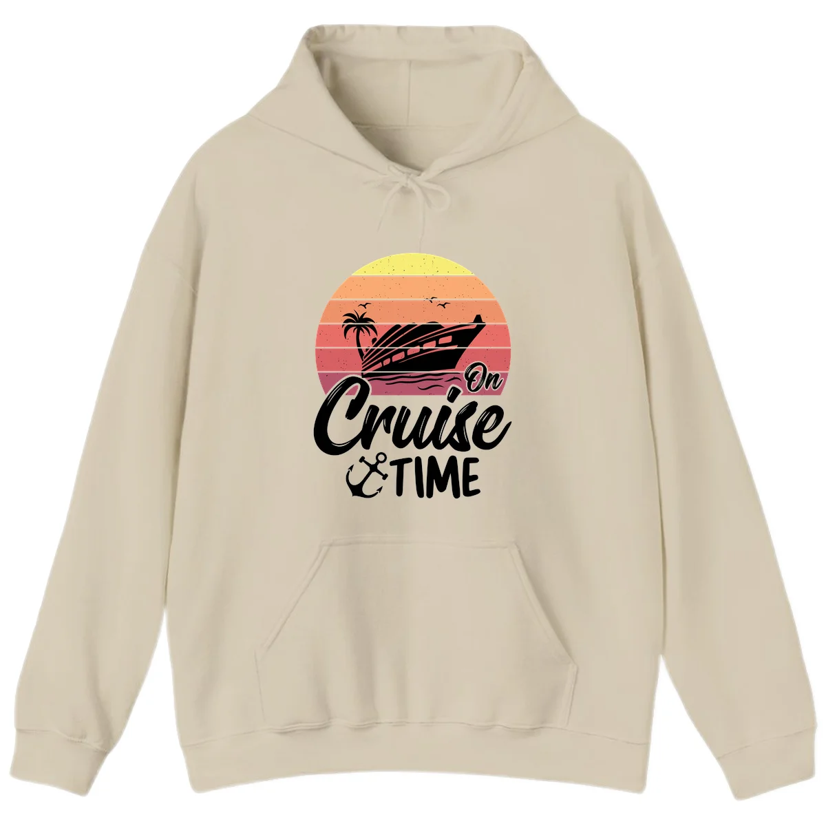 On Cruise Time Hoodie in Sand