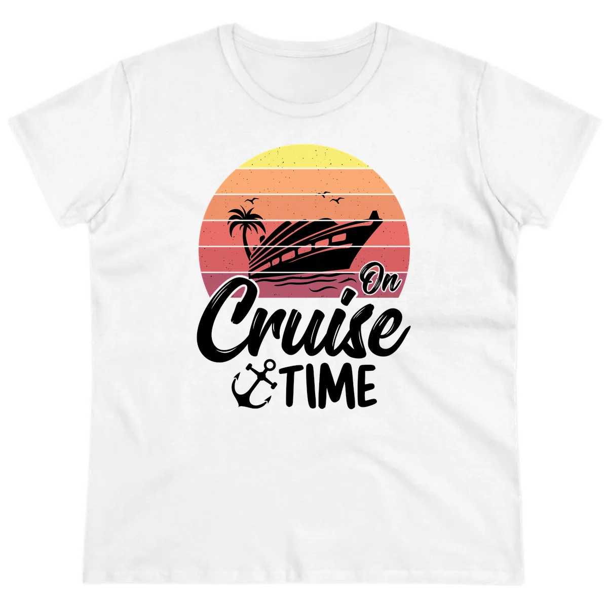 On Cruise Time Ladies Tee in White