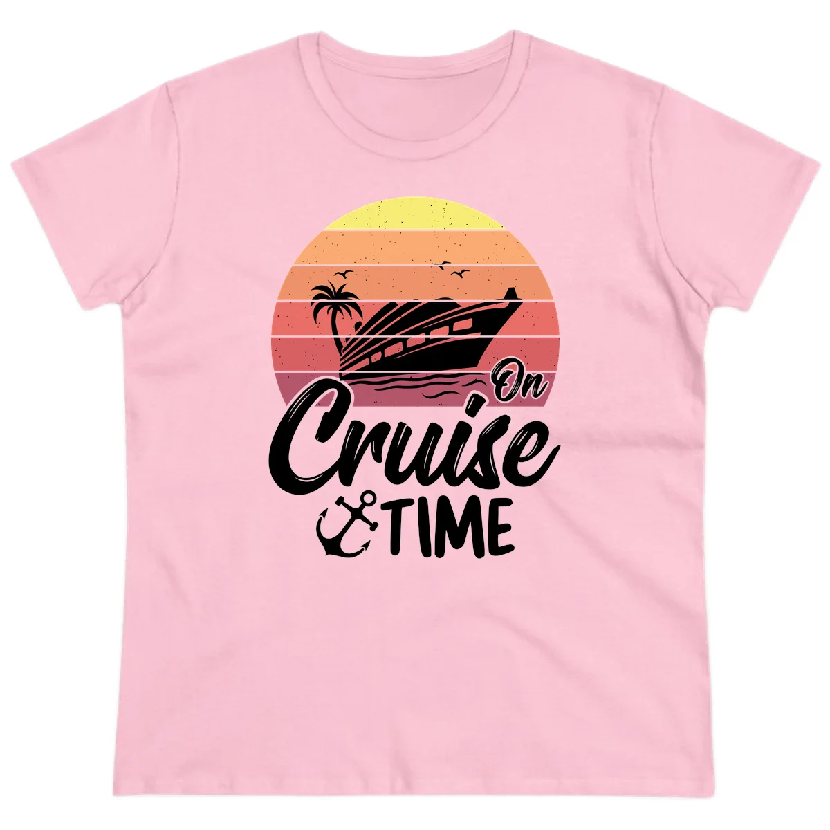 On Cruise Time Ladies Tee in Light Pink