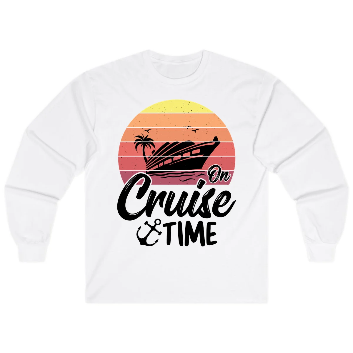 On Cruise Time Long Sleeve in White