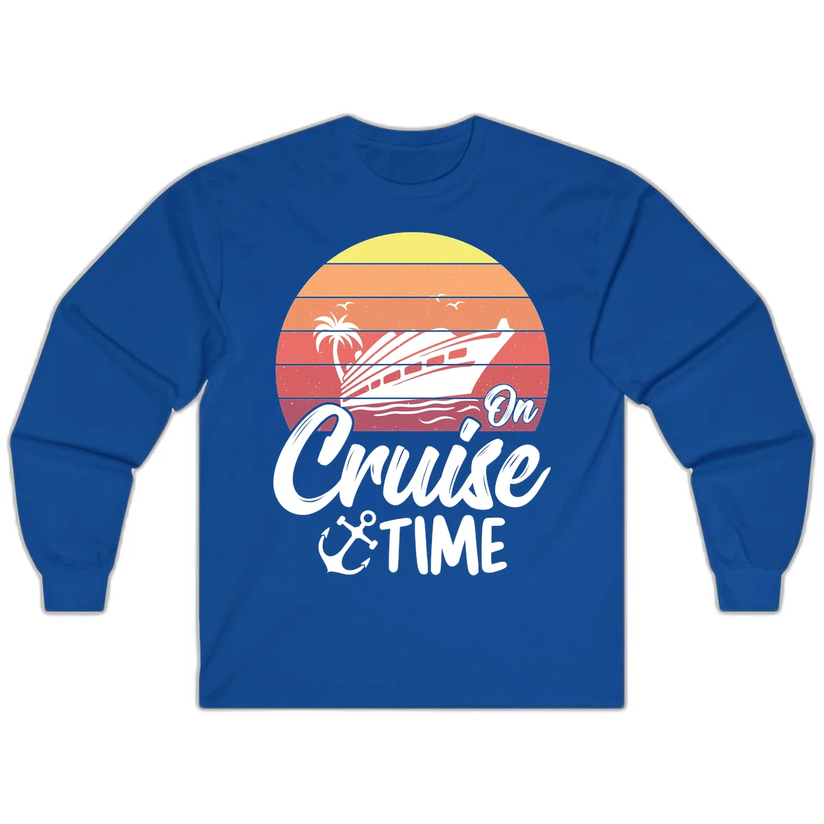 On Cruise Time Long Sleeve in Royal