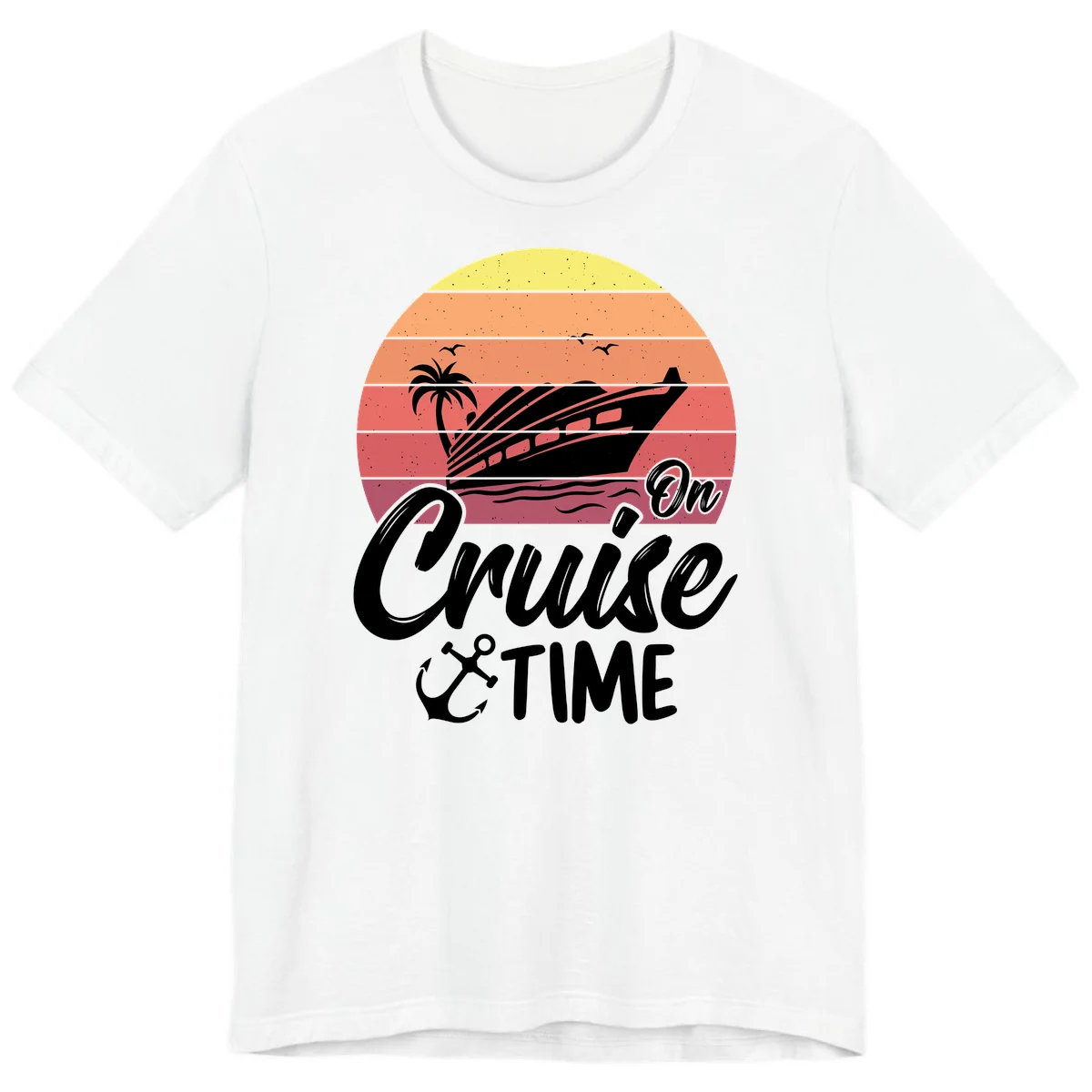 On Cruise Time Premium T-Shirt in White