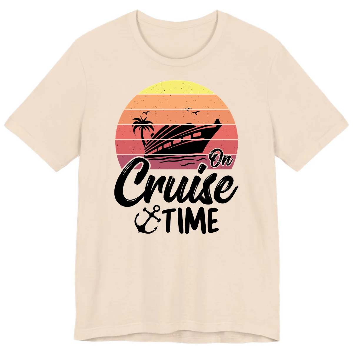 On Cruise Time Premium T-Shirt in Soft Cream