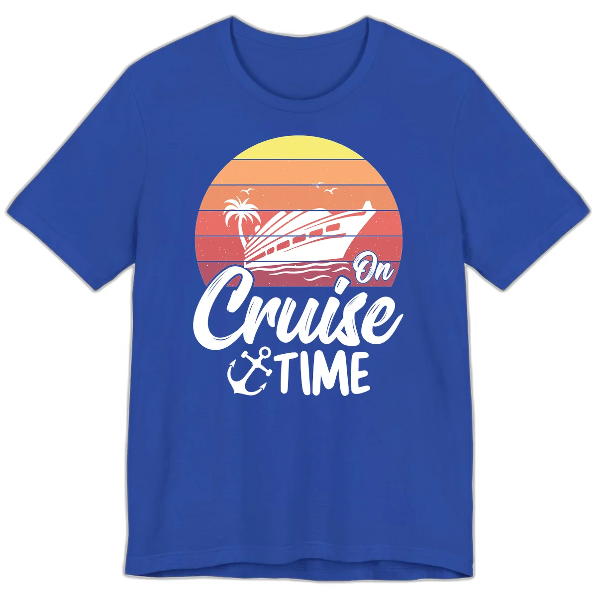 On Cruise Time Premium T-Shirt in True Royal