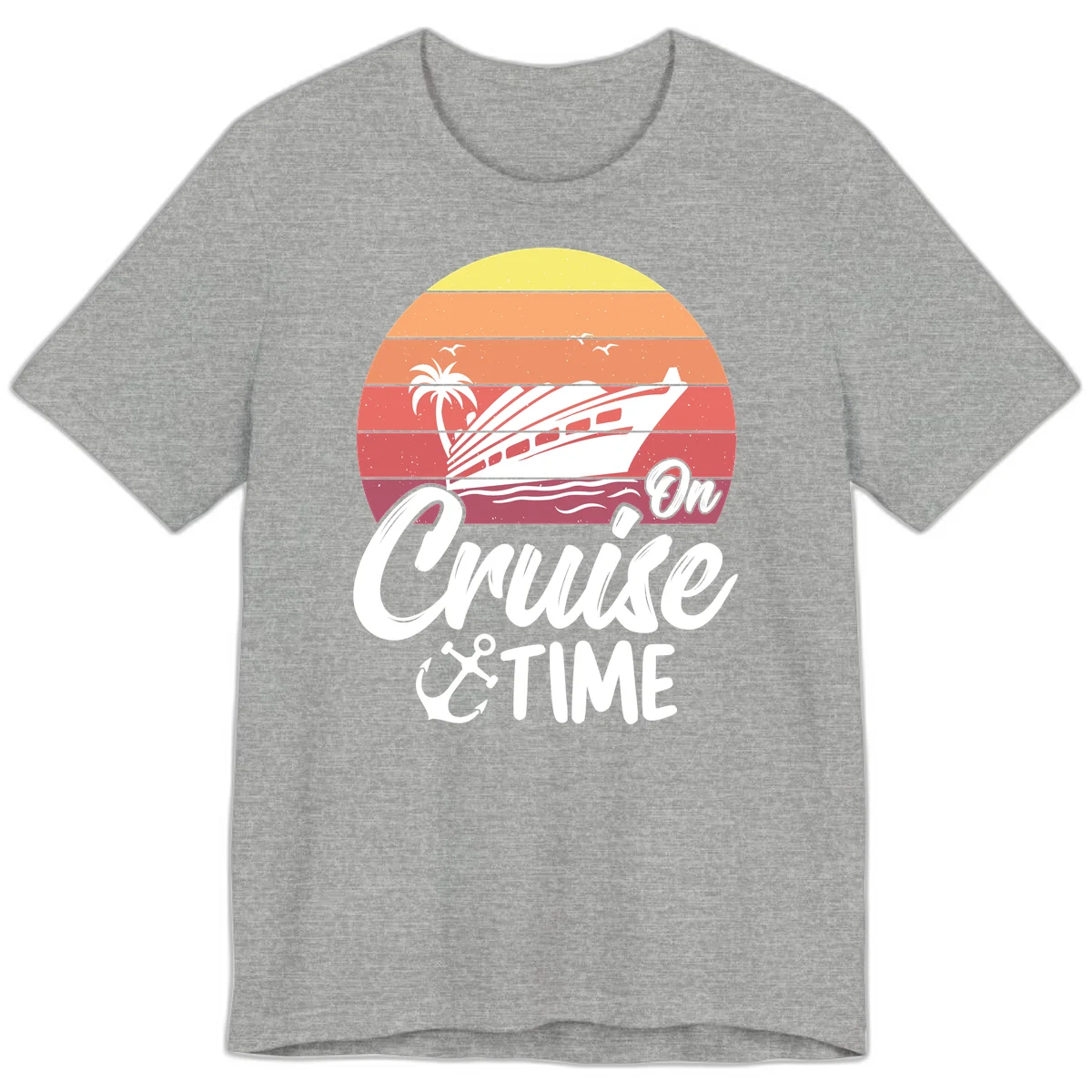 On Cruise Time Premium T-Shirt in Athletic Heather