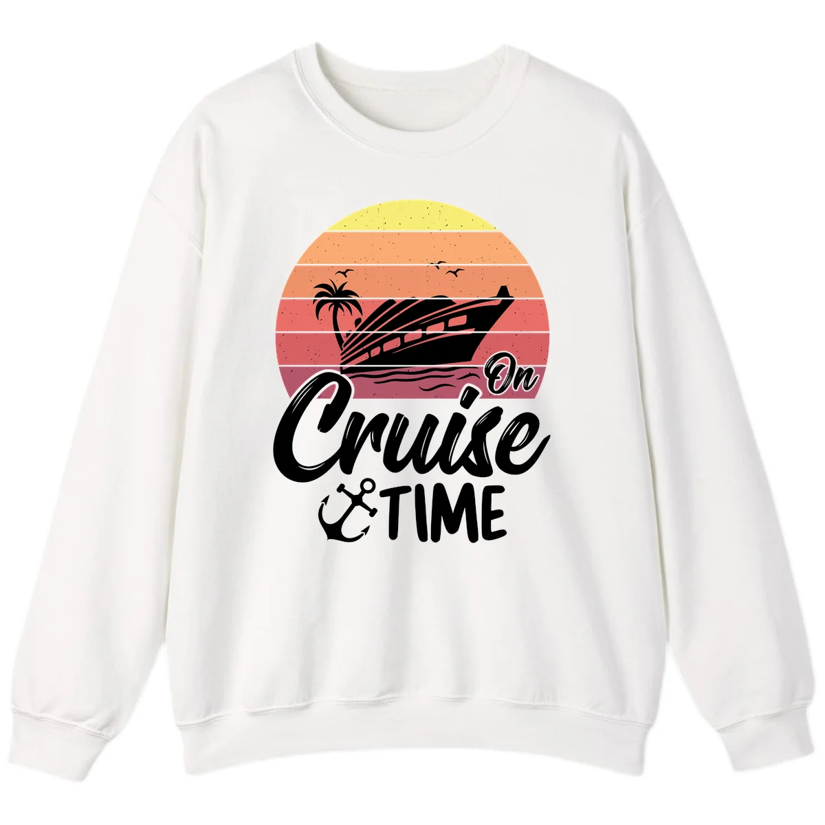 On Cruise Time Sweatshirt in White