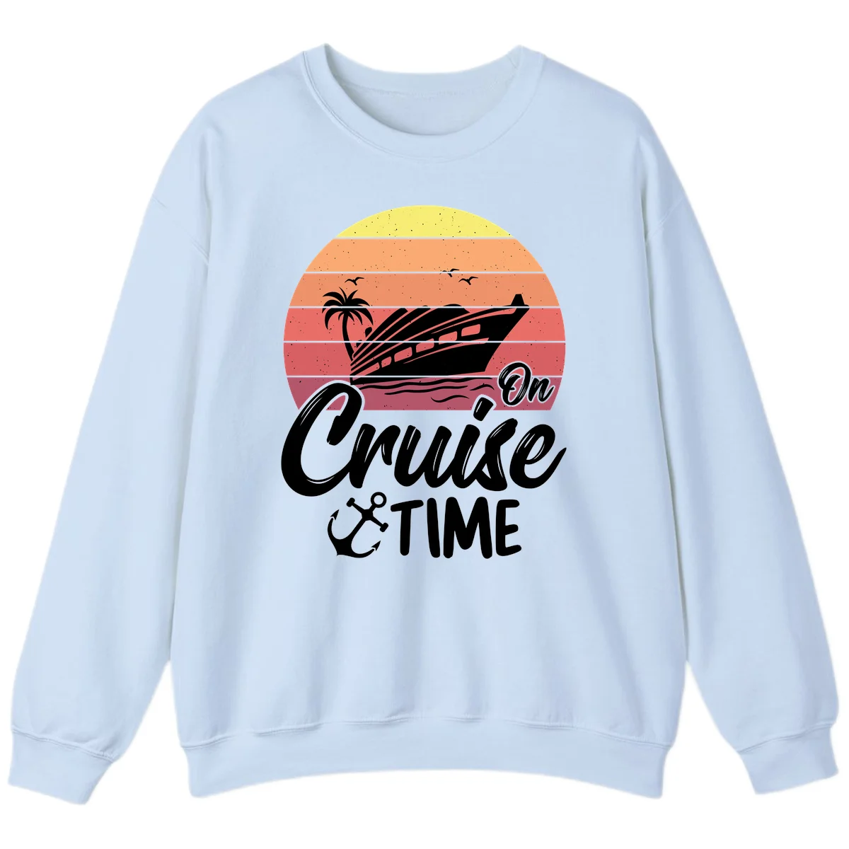 On Cruise Time Sweatshirt in Light Blue