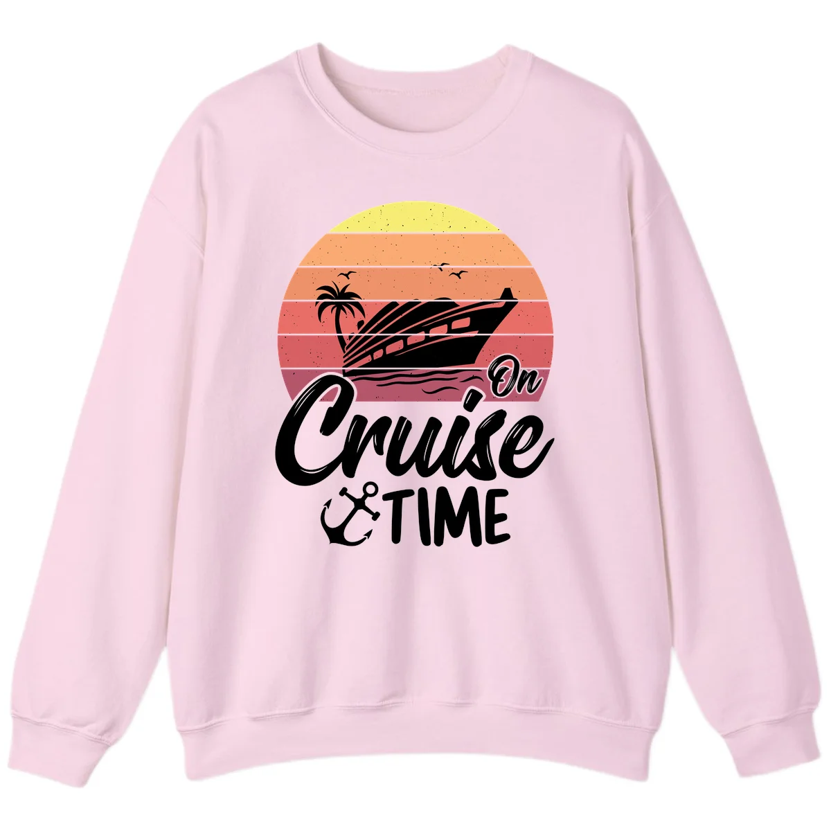 On Cruise Time Sweatshirt in Light Pink