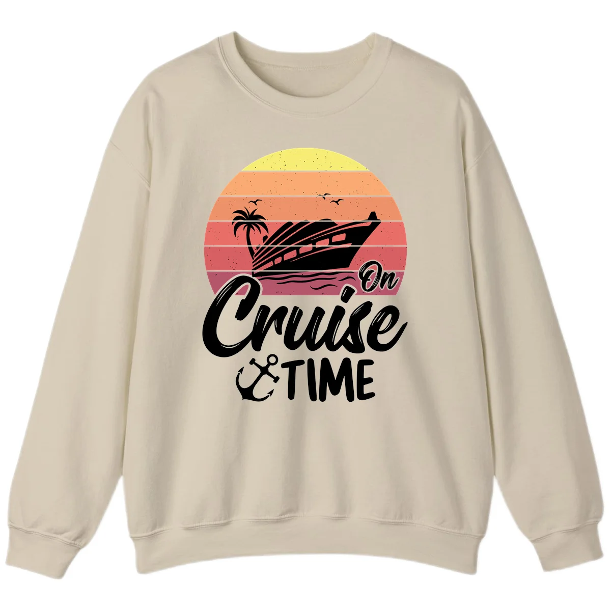 On Cruise Time Sweatshirt in Sand